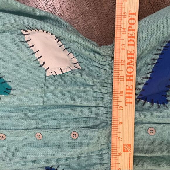 VTG Disney The Nightmare Before Christmas Cosplay Sally Dress Size Large LL bean - Picture 12 of 16